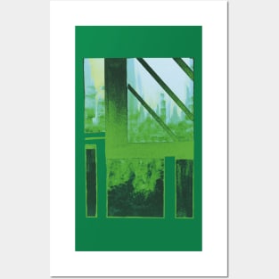 Verdant Spring Cityscape Posters and Art